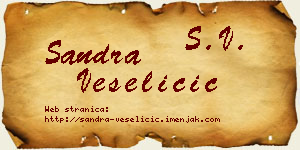 Sandra Veseličić vizit kartica